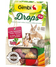 Gimborn Gimbi Drops per Roditori con Erbe, Barbabietola, Carota, Tarassaco da 50 gr 2