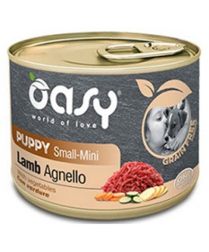 Oasy Grain Free per Cani Puppy Small-Mini con Agnello e Verdure da 200 gr