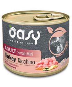 Oasy Grain Free per Cani Adult Small Mini da 200 gr
