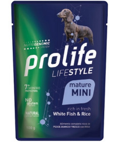 Prolife LifeStyle per Cani Mature Mini al Pesce Bianco con Riso da 100 gr