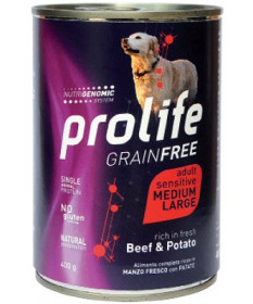 Prolife Sensitive Grain Free per Cani Adult M/L da 400 gr
