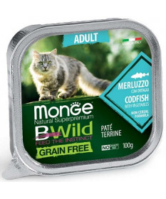 Monge BWild Grain Free Patè per Gatti Adulti da 100 gr 2