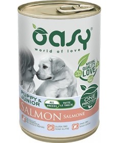 Oasy Cane Umido Monoproteico Salmone 400 gr
