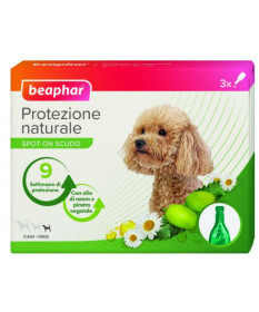 Beaphar protezione naturale spot on cane piccolo inferiore 15 kg