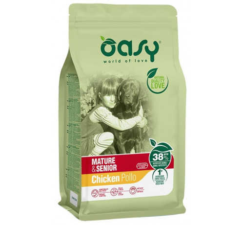 Oasy per Cane  Mature e Senior con Pollo