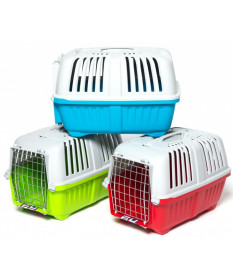 Pratiko 2 Plast Trasportino per Cane e Gatto 55x36x36 cm