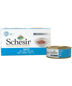 Schesir Gatto in Gelatina Confezione  da 6 x 50g