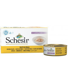 Schesir Gatto in Acqua di Cottura Confezione da 6 x 50g