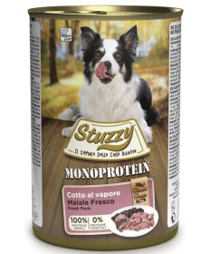 Stuzzy Monoproteico Cane umido da 400 gr