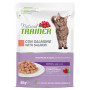 Trainer Natural per Gatto Mature con Bocconcini di Salmone in Salsa da 85 gr