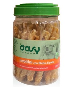 Oasy Snack involtini con filetto di pollo 350 gr