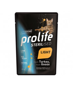 Prolife Sterilised Light per Gatti con Tacchino e Oca da 85 gr