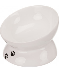 Trixie Ciotola in Ceramica Rialzata per gatti da 0,15 l/ø 13 cm