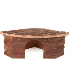 Trixie Casetta angolare Jesper 42x15x30/30cm per Conigli Nani e Porcellini d'India