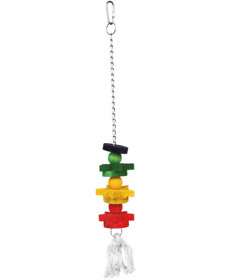 Trixie Gioco in Legno con Corda per Parrocchetti 