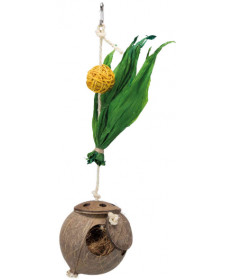 Trixie Noce di Cocco con Corda per Parrocchetti 