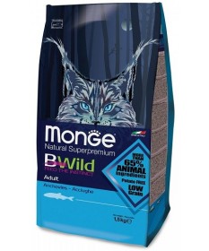 Monge Bwild gatto Adult con Acciughe da 1,5kg