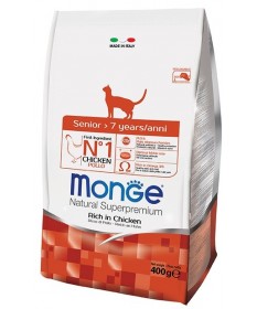 Monge Senior +7 con Pollo da 400g