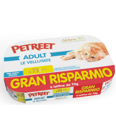 Petreet Natura le Vellutate Pollo Multipack 6x70 Gr