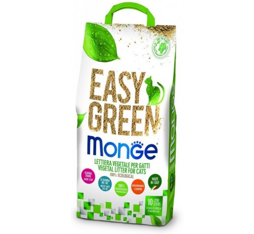 Lettiera Vegetale Ecologica Monge Easy Green da 10 Lt