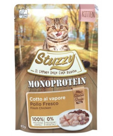 Stuzzy Cat Monoprotein Kitten con Pollo Fresco per Gattini da 85 gr