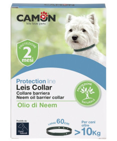 Camon Leis Collare Olio di Neem Large 60 cm per Cani oltre i 10 Kg 