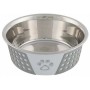 Trixie Ciotola in acciaio con rivestimento in silicone da 1,4 l