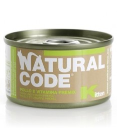 Natural Code per Gatto Baby e Kitten da 85g