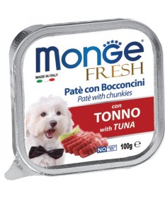 Monge Fresh Patè e Bocconcini Cane Umido Vaschetta da 100 gr