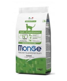 Monge Monoproteico Gatto Adult Coniglio 1,5 Kg
