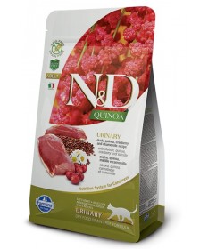 Farmina N&D Urinary Grain Free Gatto Quinoa Anatra 300 Gr