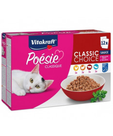 Vitakraft Poésie Classique in Salsa per Gatti da 12bstx85 gr