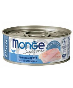 Monge Supreme per Gatti Kitten al Tonno con Orata da 80 gr