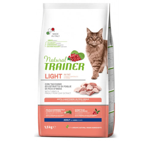 Trainer Solution Cat Ideal Weight con Tacchino per Gatti Adulti da 1,5 kg