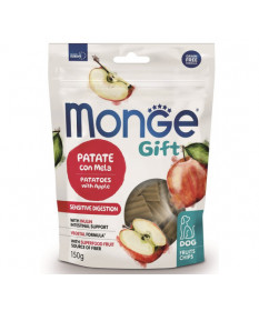 Monge Gift Super Fruit Chips per cani Adult Con Patate e Mela da 150 gr