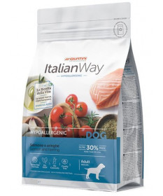 Italian Way Hypoallergenic per Cani Adult Medium/Maxi con Salmone e Aringhe da 12 kg