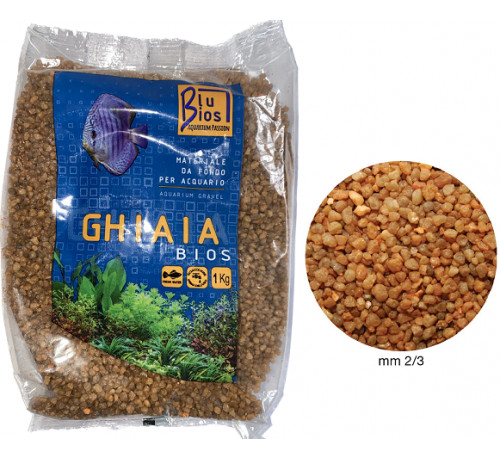 Blu Bios Ghiaia Bios Ceramica 2-3 mm Ambrata da 1 Kg
