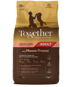 Together per Cani Adult M/L con Manzo da 12 Kg 