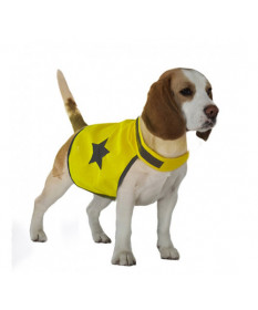 Gilet di sicurezza riflettente per Cani mis M-48cm 