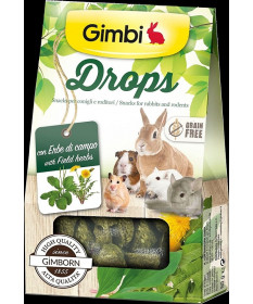 Gimborn Gimbi Drops per Roditori con Erbe, Barbabietola, Carota, Tarassaco da 50 gr