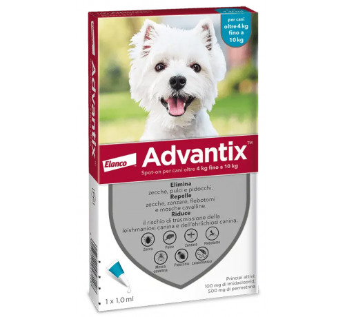 Advantix Spot-On per cani 4-10 Kg