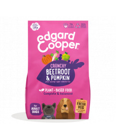 Edgard&Cooper Grain Free Vegetal per Cani Adult con Barbabietola e Zucca da 2,5 Kg 