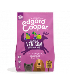 Edgard&Cooper Grain Free per Cani Adult con Cervo e Anatra da 7 Kg 