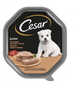 Cesar per Cani Junior con Tacchino e Vitello da 150 gr