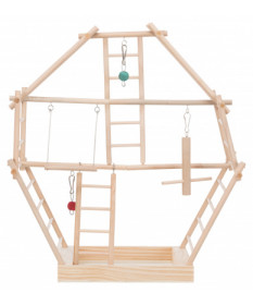 Trixie Spazio gioco in legno con scalette per Uccellini 