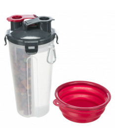 Trixie Contenitore per cibo e acqua 2 × 0,35 l/ø 11 × 23 cm
