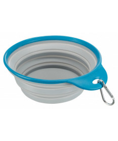 Trixie Ciotola da viaggio con Bordo Rigido 1 l/ø 18 cm