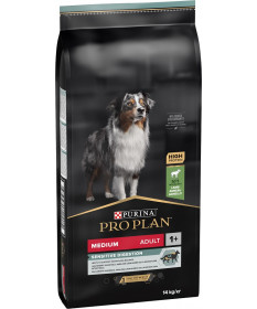 Purina Pro Plan Sensitive Optidigest per Cane Adult Medium con Agnello da 14 kg