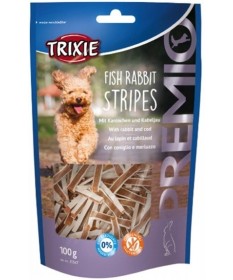 Trixie Premio Fish Rabbit Stripes con Merluzzo e Coniglio da 100 gr