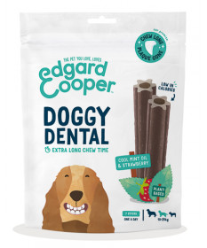 Edgard Cooper Doggy Dental per Cani Medium con Menta e Fragole da 7 Stick 